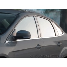 Молдинги на стекла дверей (нерж.сталь) Ford Focus III Sedan (2011-)